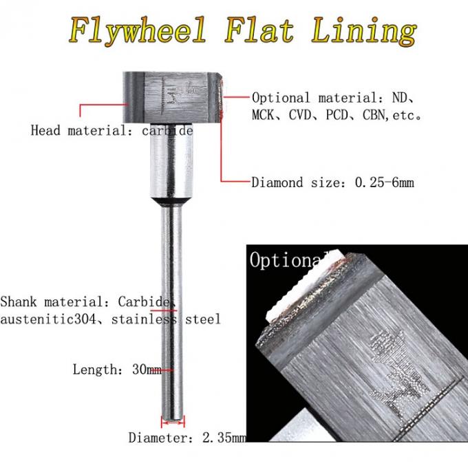 8 Lines MCD PCD Flywheel Diamond Tools 3X120 3X150 3X180 0